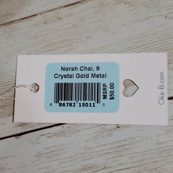 NEW Oka B Norah Sandals Jeweled in‎ Chai Beige Color Size 9 - Picture 4 of 8